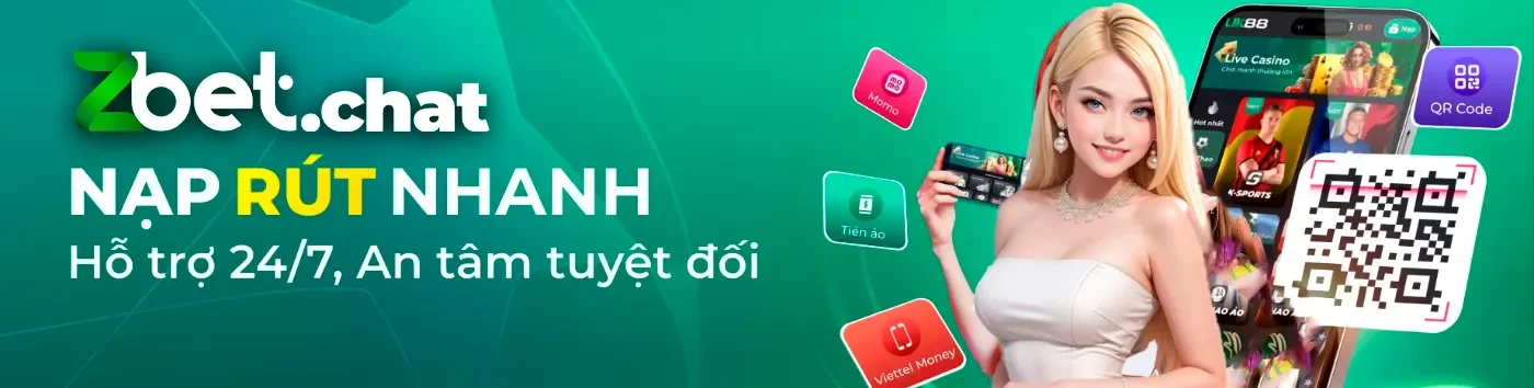 Banner Nạp rút nhanh ZBet