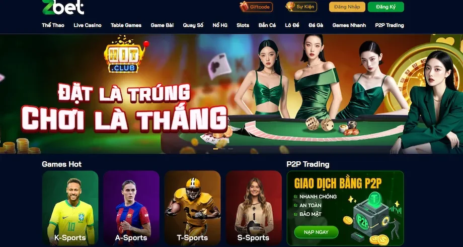 Zbet là một trong những nhà cái hàng đầu châu Mỹ